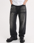 CHALK DENIM IN BLACK