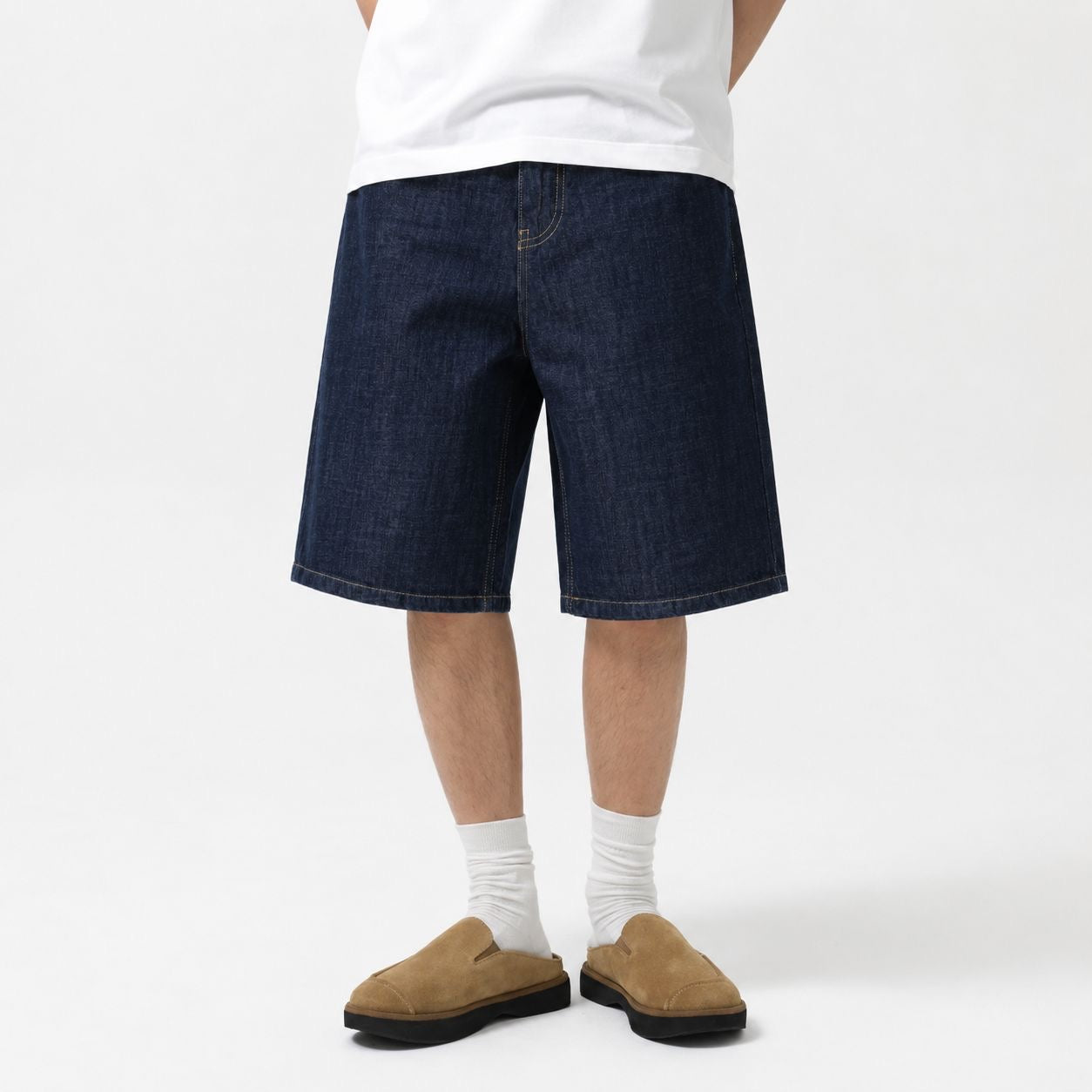 RAW BLUE DENIM JORT
